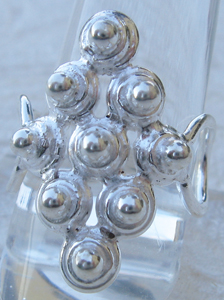 Anello in Argento lavorato