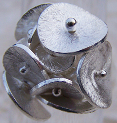 Anello in Argento satinato