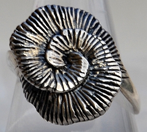 Anello in Argento lavorato