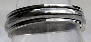 Anello fascia in Argento 