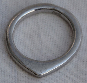  Anello fascia in Argento 