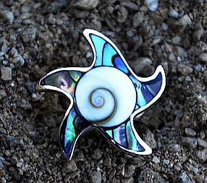 Anello conchiglia Agliotis e Occhio di S.Lucia