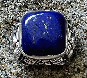 Anello Argento e Lapislazzulo