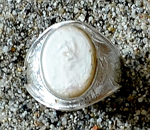 Anello Argento e Madreperla