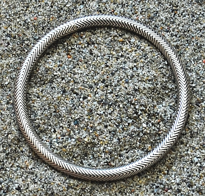 Bracciale in Argento a Snake rigido