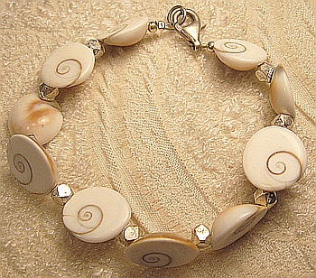 Bracciale in Argento e Occhio di Santa Lucia (Shiva Eye)