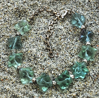 Bracciale in Argento e Fluorite