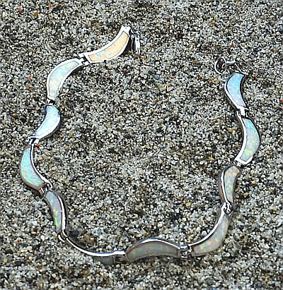 Bracciale in Argento e Opale Etiopia