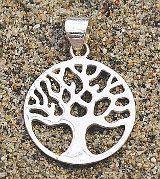 Ciondolo in Argento dell' Albero della Vita