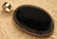 Ciondolo in Argento e Pietra Black Star