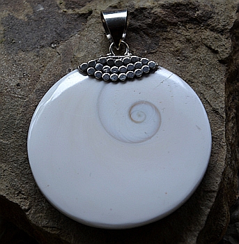 Ciondolo in Argento e Occhio di S.Lucia