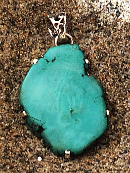 Ciondolo Argento e Turchese degli Indiani Navajos