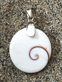 Ciondolo in Argento e Occhio di Santa Lucia (Shiva Eye)