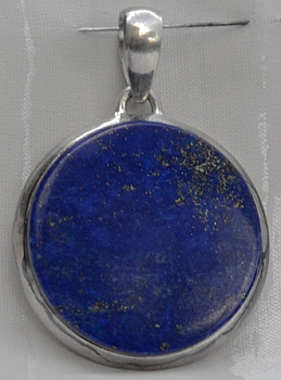 Ciondolo in Argento e Lapislazzulo del Cile