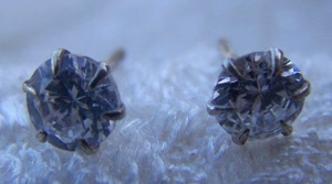  Orecchini in Argento e Diamantino di Herkimer piccolo