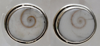  Orecchini in Argento e Occhio di Santa Lucia (Shiva Eye)